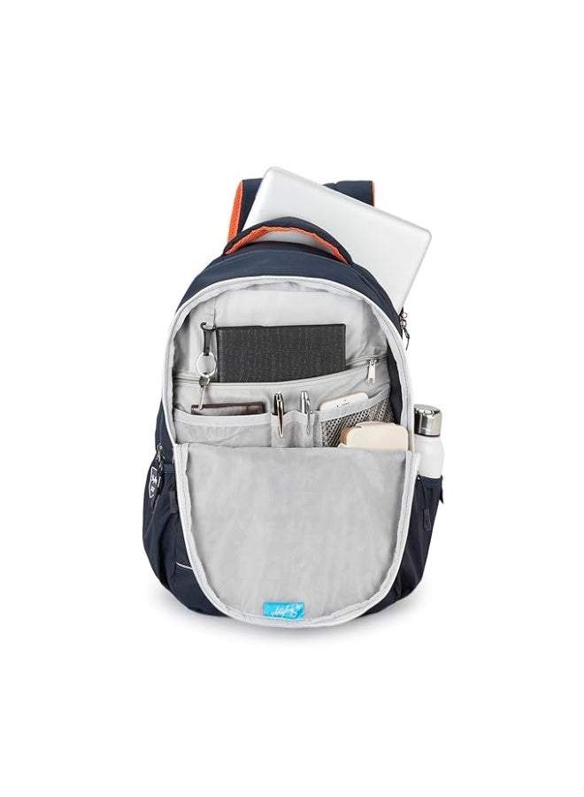 سكاي باجز Skybags Strider Pro 27 Liters Backpack With 17 Inch Laptop Compatible for Men & Women, Rain Cover, Side Bottle Pockets, Adjustable Shoulder Strap & Padded Back With Air Mesh - Image 2